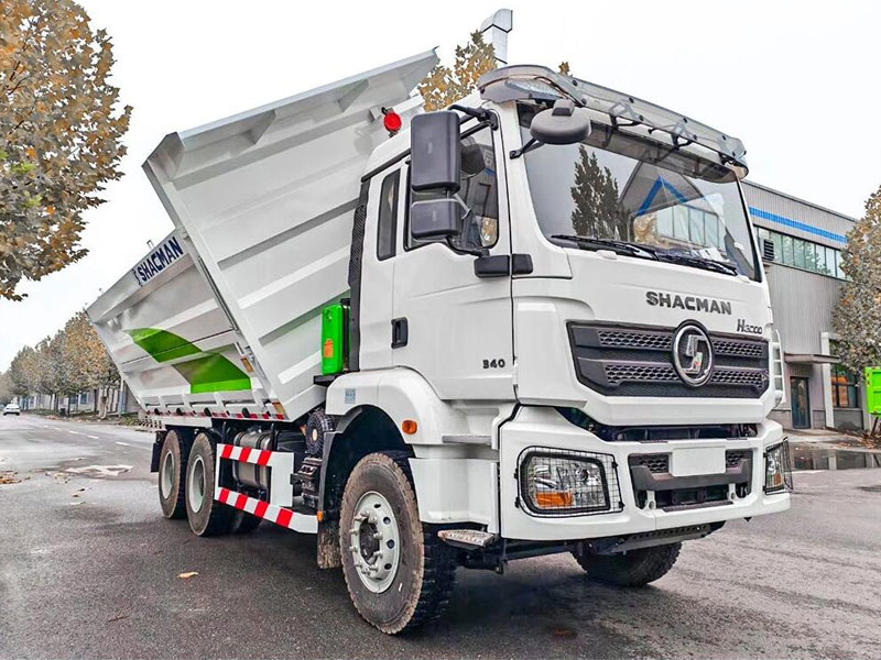 Shacman 6X4 dump trucks-tipper-dumper side