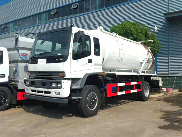 ISUZU sewage suction truck-sewage truck 15cbm