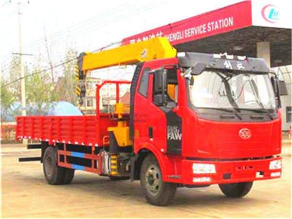 FAW Boom Crane Truck-truck crane-crane mounted truck 6.3~10 tons