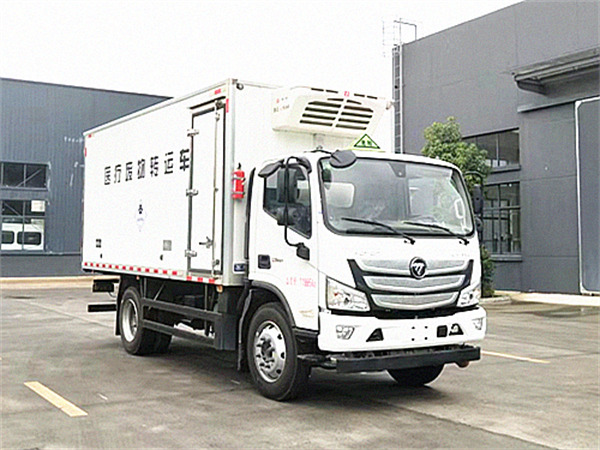 Foton medical waste transfer truck-5 ton freezer truck-refrigerator trucks 5.1m