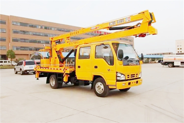 ISUZU aerial work platform truck-working lift on back of truck-high up truck 18m
