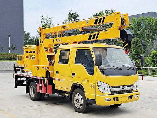 FOTON aerial working truck-truck lift hydraulic-truck mounted crank arm lift 14m