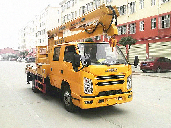 JMC aerial working truck-boom lift truck-hydraulic lift for trucks 13m