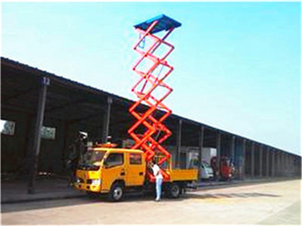 Dongfeng lifting platform truck-truck mounted scissor lift 8~12m 