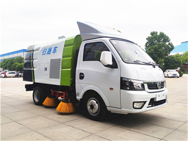 Dongfeng road sweeper truck-mini road sweeper truck 3cbm
