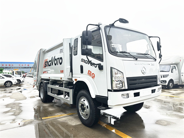 Shacman garbage truck 10 cbm garbage truck rubbish compressing garbage truck