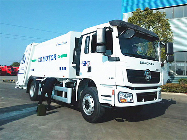 Shacmam garbage trucks compressed garbage trucks 15ton garbage truck