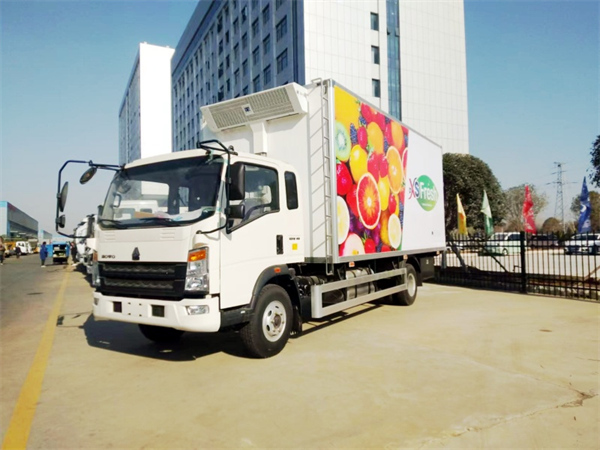 HOWO refrigerator trucks-freezer trucks refrigerator truck vehicle freezer 5 ton